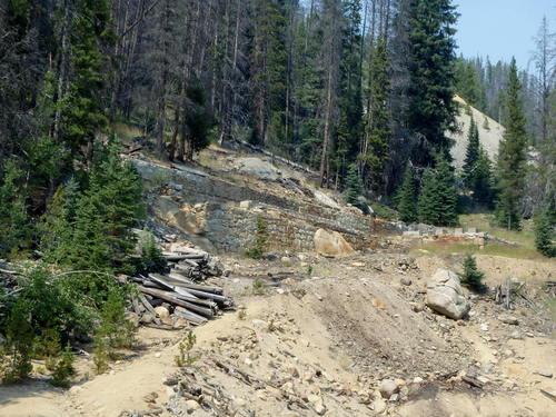 GDMBR: The remnants of an old Kiln Operation (melt metal).